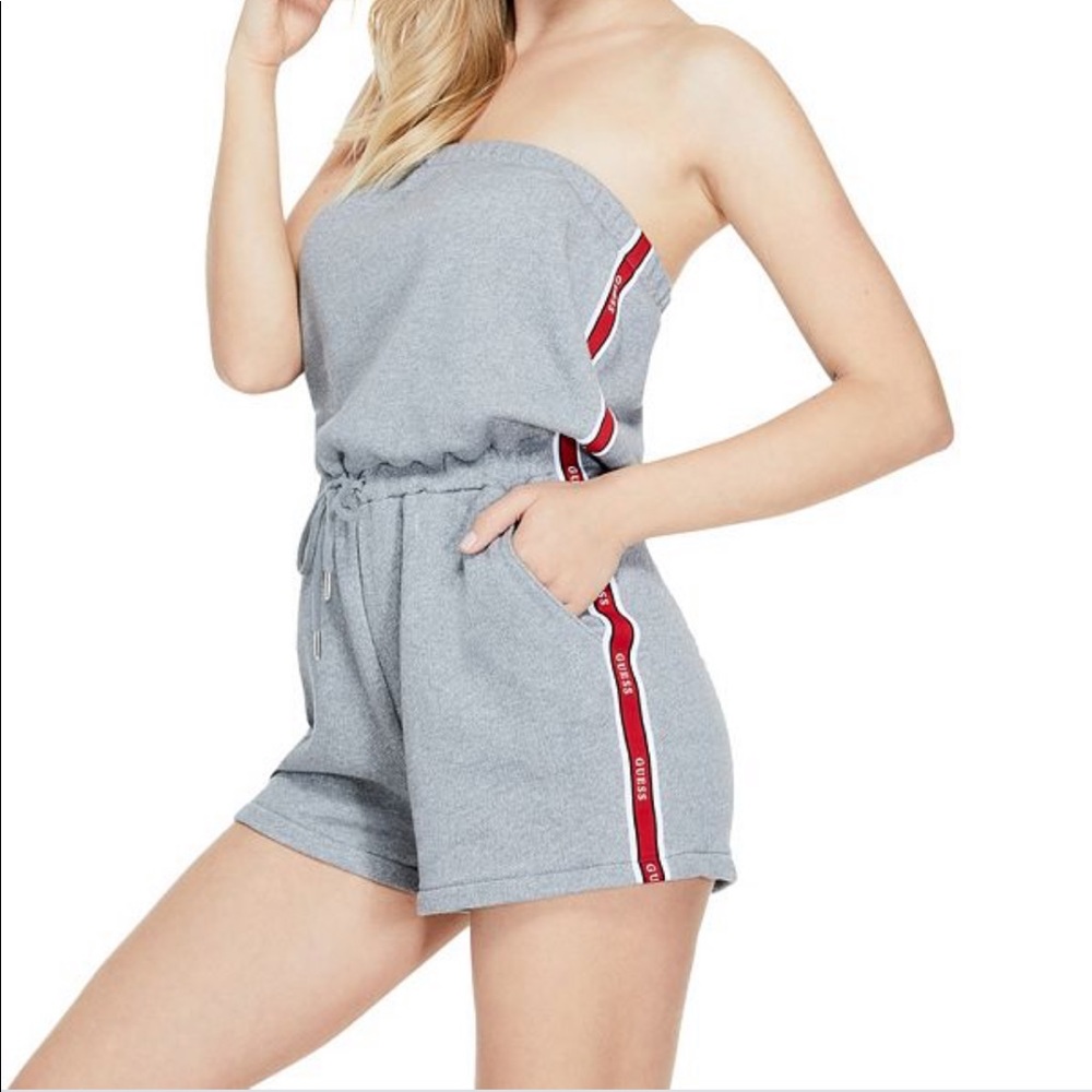 GUESS Logo Trim Romper